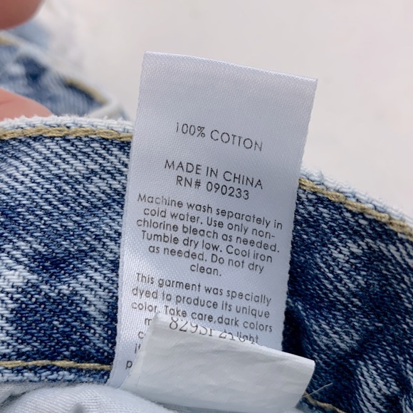 Pacsun denim jean Shorts Ulta High Rise Vintage Short Size 28 Button Fly Retro - Picture 12 of 13